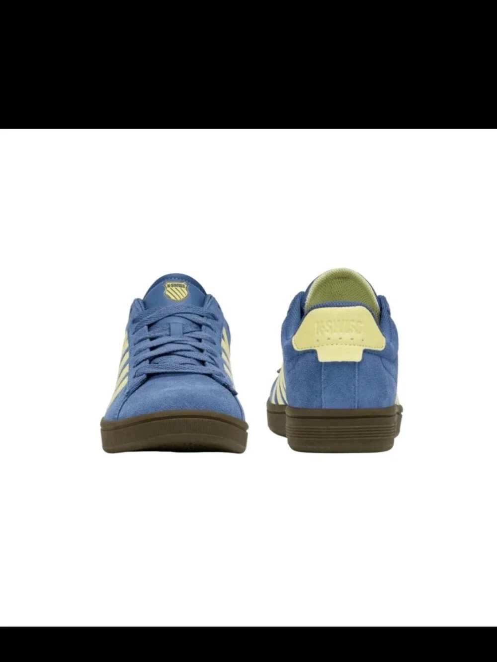 K-Swiss Court Tiebreak II SDE Men's Blue Horizon/Wax Yellow/Dark Gum 09492-466-M